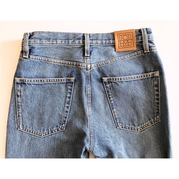 Toteme Regular Fit Denim Vintage Wash Size 24 - Picture 6 of 7